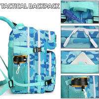 Mochila Táctica Grande 45L 3P Para Senderismo Y Camping Bolsa De Deporte Al Aire Libre Impermeable Rucksack De Escalada - details 50