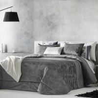Bouti ANTILO TEXTIL MODELO LAURIA GRIS para Primavera/otoño - Textura Suave Aterciopelada - Relleno Napa 150 Gr/m2 - details 0