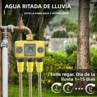 Sistema De Riego Inteligente Con 1/2/3 Salidas Timer Automático Para Jardín Exterior Programador De Riega Faucet Y Mangueira - details 25
