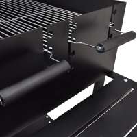 vidaXL Soporte para barbacoa de carbón con 2 ruedas - details 3