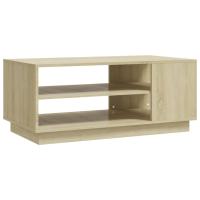 Vidaxl Mesa de Centro Blanca de Madera de Ingeniería 102x55x43 Cm - Amplio Espacio de Almacenamiento - details 1