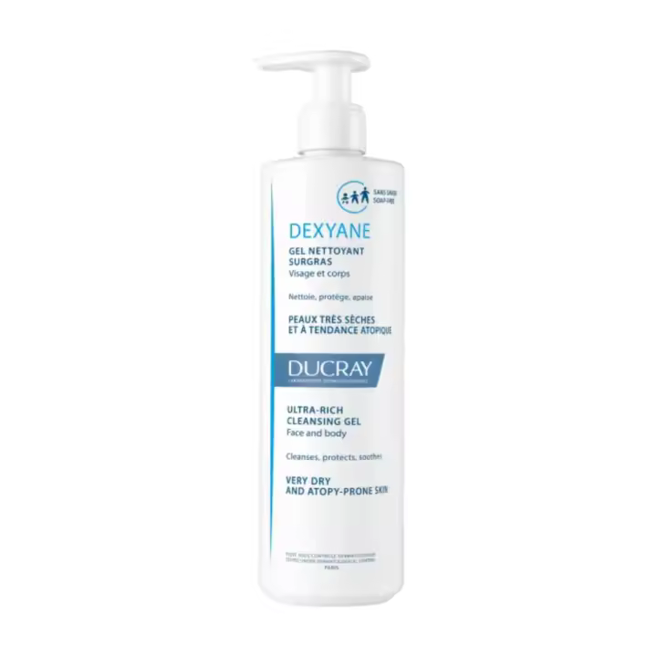 Dexyane Gel Limpiador Sobregraso, 400 ml. - Ducray - 1