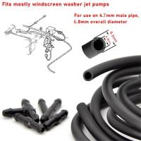 Juego De 7 Piezas De Braza De Limpiaparabrisas Frontal Con Boquilla De Lavado Ajustable En 4 Direcciones Y Válvula De Cheque Tube De 2m T Pieza Y Pieza Recta - details 2