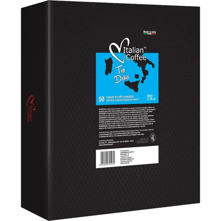 Italian Coffee For Espresso Lovers Cápsulas Lavazza Espresso Point 100% Arabica Descafeinado - Pack 2 Cajas - Café Suave - Compatibles Fap 39 - 1