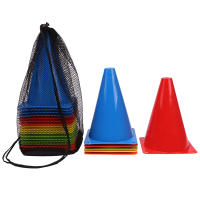 25PCS Conos De Fútbol Portátiles Con Marcadores De Color Para Entrenamiento De Agilidad De Fútbol Tamaño 18x13x13cm Material PE - details 1