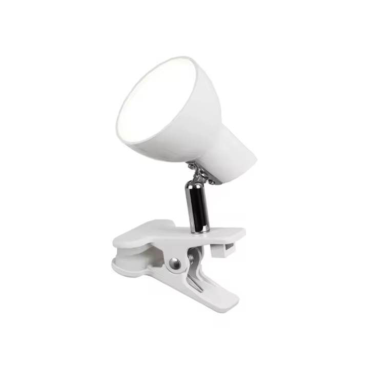 Lampara Flexo Excritorio LED 5W 3000K con Pinza Blanco NOAH 3000K RABALUX - 1