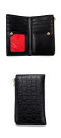 Clutch Vintage Clásico Para Mujer Estilo Sencillo Impresión De Letras Portátil Con Exquisita Trabajo Y Cierre De Cremallera Bolso De Moda - details 3