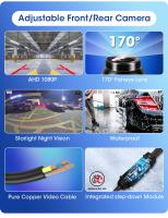 Cámara De Retrovisores Srnubi 170° 1080P AHD CVBS Para Coche Compatible Con Honda CRV Odyssey Accord Crosstour FR-V Fit Jazz HRV CRZ CRX - details 3