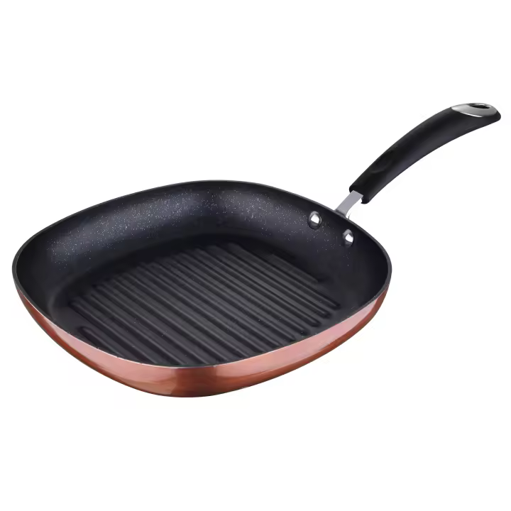 San Ignacio Sartén Grill/Plancha 28x28 Aluminio Prensado Inducción - 1