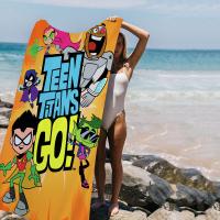 Toalla De Playa T-Titans Para Adolescentes Microfibra Absorbente Secado Rápido Suave Para Yoga Natación Vacaciones Montañismo - details 3