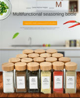 Botella De Condimentos De Madera De Bambú 120ml Con Tapa Cuadrada De 4oz Juego De Pimienta Con Agujero Jarra De Polvo Moderna Sin Químicos Originales En China - details 0