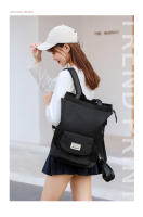 Mochila GRANDE impermeable para ordenador portátil, bolso escolar Unisex, Color sólido, japonés, bla - details 17