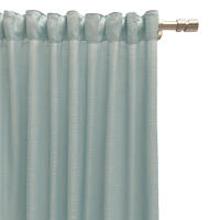 La cortina Rustik Color Agua, con ollados y cinta multifunción (Pasabarras y cinta fruncidora), aporta un toque de frescura y naturalidad a tu salón, dormitorio o cocina. Combina la practicidad de la cinta multifunción con la elegancia de los ollados - details 1