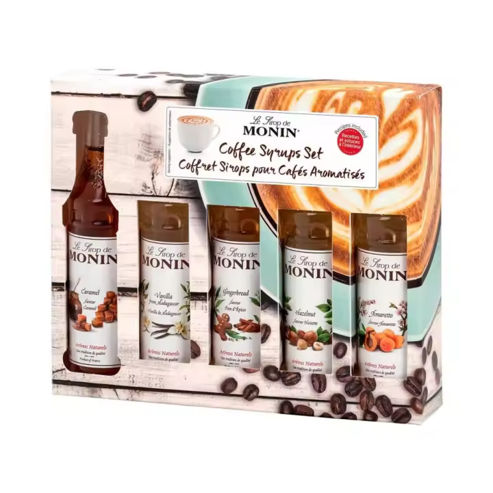 Pack Monin Café (5 minis 5Cl.)  Francia  25 cl. º - 1