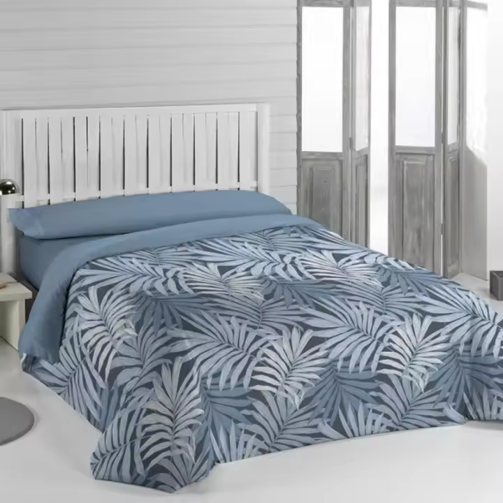 Karamelo Home Funda Nórdica Karamelo Denisa en Tonos Azules - Calidad y Garantía - 1