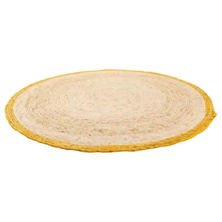 Alfombra Maíz Marrón 120x120x1cm, El mejor complemento para tu hogar - 1