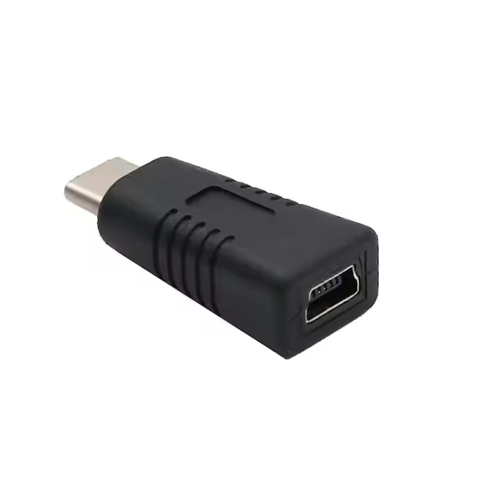 Adaptador mini USB hembra a tipo C macho, anticorrosión, convertidor portátil para teléfono SZRH AF - 1