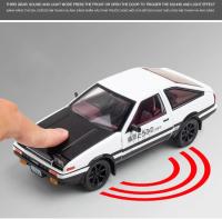 Coche De Deportes De Aleación Toyota AE86 1/24 Con Sonido Y Luz Modelo De Coche De Simulación Juguete De Carreras Super Rápidas Colección De Regalos Para Adolescentes Y Adultos - details 13