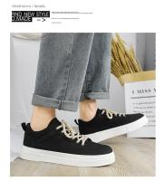 Zapatos De Patinaje Para Hombre Bajo Corte De Lona Zapatillas De Lona Planas Zapatillas De Skate Moda Plataforma Zapatillas De Encaje Para Hombre - details 17