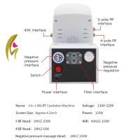 MISTIK  Máquina cavitación radiofrecuencia 4 en 1 corporal y facial reducción de grasa tratamiento antiarrugas tecnología EMS terapia LED piel rejuvenecimiento facial reducción de celulitis dispositivo de belleza tonificación cuidado Mistik Beauty Madrid - details 5