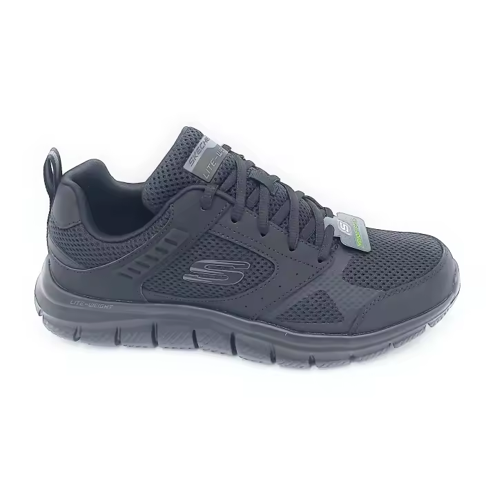 Deporte Skechers para caballero. Modelo: 232398EC/BBK. TRACK -SYNTAC.  CON PLANTILLA DE MEMORIA.SE ADAPTA AL CONTORNO DEL PIE .Color negro - 1