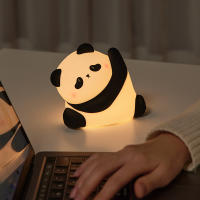 Luz Nocturna De Silicona Con Animales Adorables Elefante Baby Octopus Robin Bird Panda Decoración De Habitación Regalo Para Niños Luz De Noche LED Recargable Fuente De Energía Batería Lithium Ion - details 8