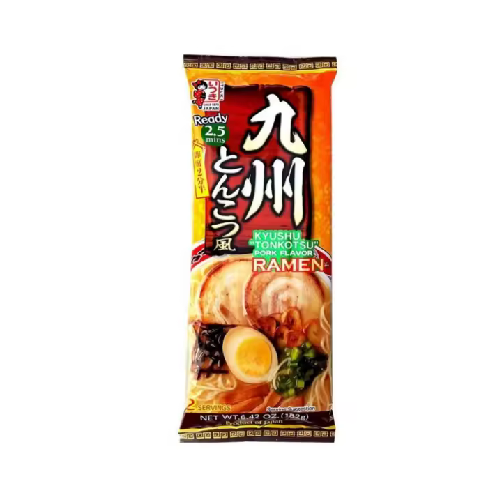Ramen Instantáneos  KYUSHU TONKOTSU  Ramen (ITSUKI) 174g 2 raciones Auténtico sabor Japonés - 1