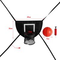 Anillo De Baloncesto Para Trampolín Instalación Fácil Juego Deportivo Para Todas Las Edades Accesorio De Trampolín Para Niños - details 5