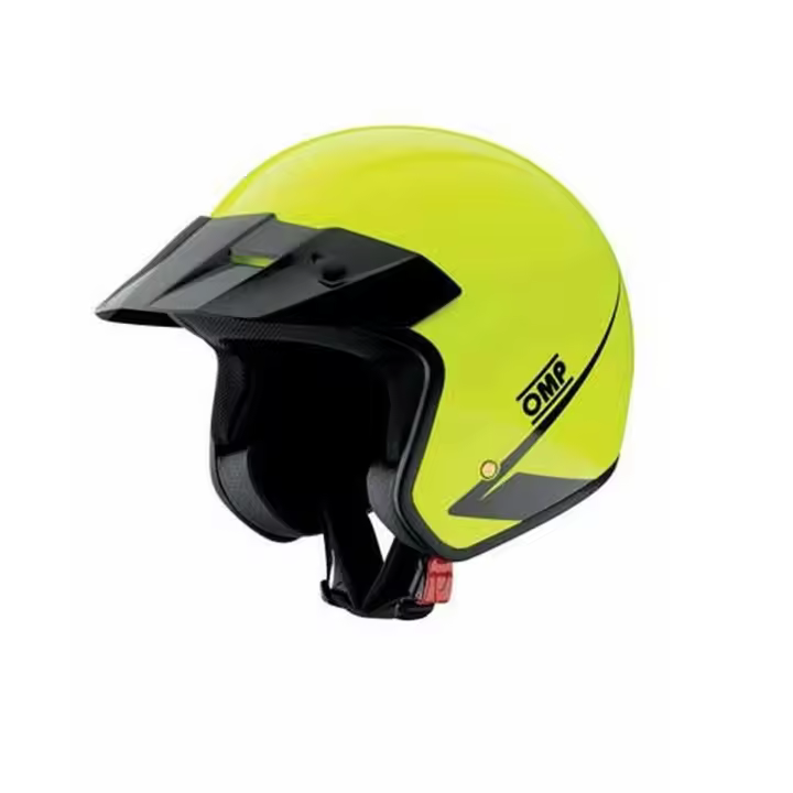 Casco OMP star Amarillo Blanco S - 1