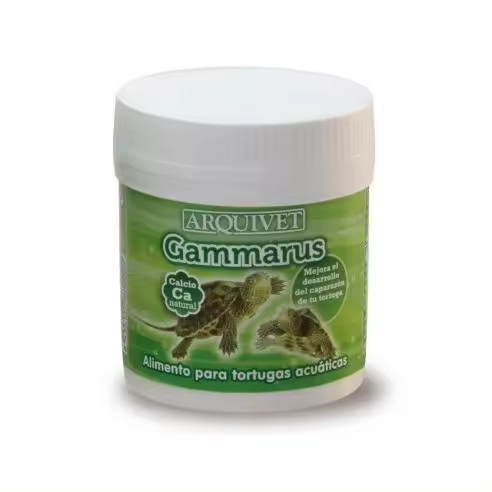 Gammarus 105 ml - Comida para Tortugas - Alimentación Natural para Tortugas acuáticas - Alimento Completo para Tortugas de Agua - Alimento Flotante Tortugas ARQUIVET - 1