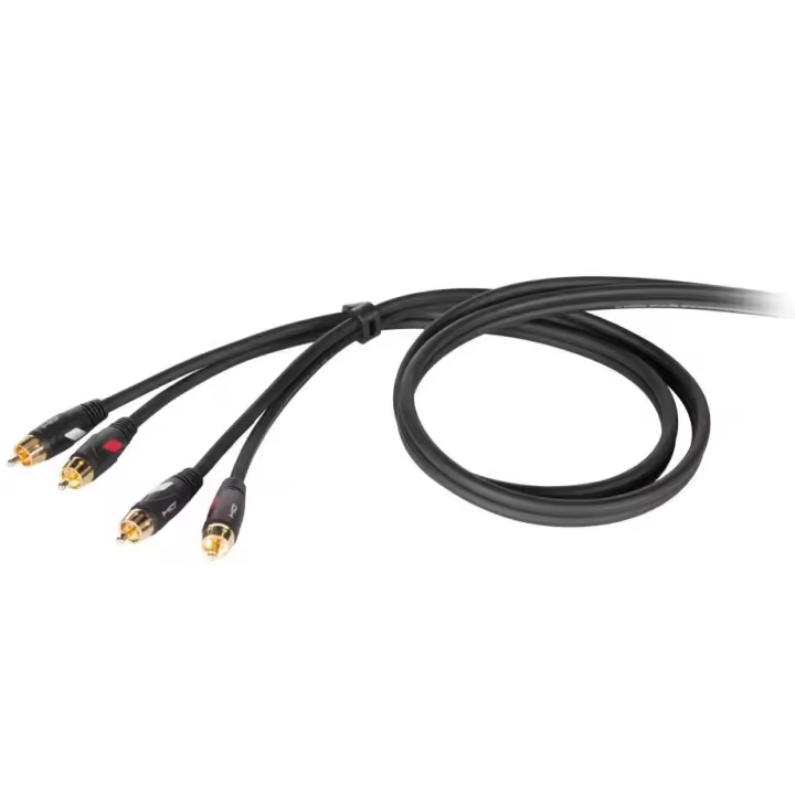 DIE HARD DHG505LU18 PROFESIONAL STEREO CABLE RCA 1,8 METERS PRODHG505LU18 Cables y adaptadores de audio - 1