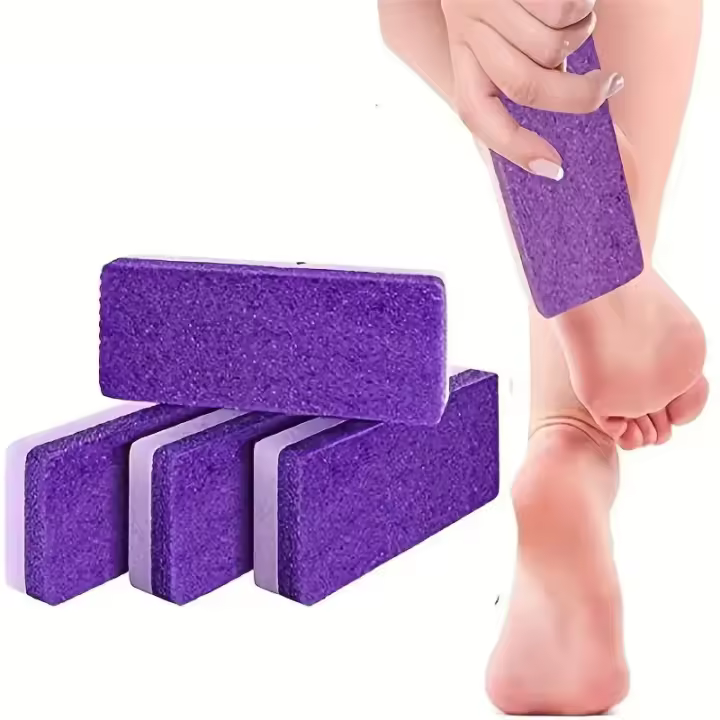2PCS Piedra De Pisa Para Los Pies Exfoliador De Piel Muerta Y Callos Herramienta De Pedicura Para Pies Suaves Y Limpios Material Poliuretano - 1