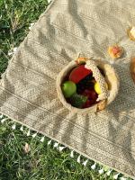 Mantel Vintage De Lámina Rectangular Resistente a Manchas Y Agua Antipolvo Ideal Para Picnics Y Uso Doméstico Con Estilo Pastoral - details 3