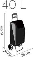 STARLEY- *Carro de la Compra de 2 Ruedas, Carrito de la Compra para Supermercado,Plegable,24L,40L. - details 0