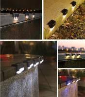 Lámpara Solar LED Para Escaleras 2PS Iluminación Exterior Impermeable Para Paredes Jardines Vallas Y Paredes De Fences Decorativas - details 8
