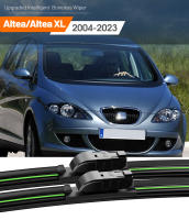 2pcs Limpia Parabrisas Anteojos Delanteros Para Seat Altea Altea XL 2004-2023 Accesorios De Ventana Intelligent Boneless Wiper De Goma Natural - details 0