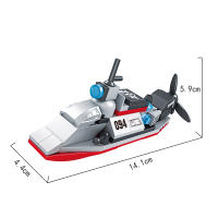 COGO Transformación De Robot a Avión Juguetes De Bloques De Construcción Serie Militar Regalo Para Niños (774 Piezas) - details 26