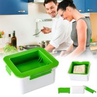 Kit De Molde Para Tofú Hecho a Mano 1pc Máquina De Fabricación De Tofú Plástico Con Telita De Queso Herramienta De Cocina - details 13