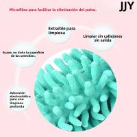 JJYY Duster De Pluma Largado De Acero Inoxidable Con Chenillo Duster Telescópico Multifuncional Para El Hogar 1PC - details 8