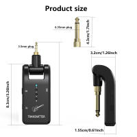 Sistema Inalámbrico Para Guitarra 2.4 G Con 8 Canales Transmisor Receptor Recargable De 3.5mm Para Guitarra Bass Y Instrumentos Eléctricos - details 5
