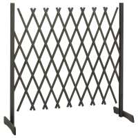 vidaXL Valla de jardín enrejada madera maciza de abeto 180x100 cm Color Naranja,  Gris,  y mas Perfecta para plantas y animales, múltiples usos malla para ventilación, seguridad, ventana, jardín - details 0