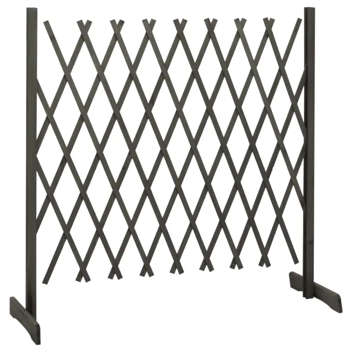 vidaXL Valla de jardín enrejada madera maciza de abeto 180x100 cm Color Naranja,  Gris,  y mas Perfecta para plantas y animales, múltiples usos malla para ventilación, seguridad, ventana, jardín - 1