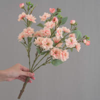 1 Rama De Flores Artificiales De Rosas Silken Para Centros De Mesa Fiesta Boda Oficina Interior Exterior Decoración Hogar - details 16
