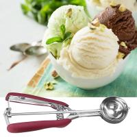 Cuchara De Helado De Acero Inoxidable VIE LENTE Multifuncional Para Frutas Y Papas Con Mango De Resorte Herramienta De Cocina De 3/4/5 Cm - details 3