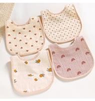 Babero De Algodón Para Bebés 6 Capas Muslin Toalla De Saliva Para Niños Accesorios Nuevos Recién Nacidos Disfraces Y Ropa Unisex - details 2