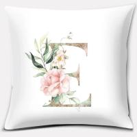 Funda De Cojín Suave De Piel De Durazno 45x45cm Serie De Letras Decoración Para Sofa Oficina Hogar Cubierta De Almohada Regalo - details 6