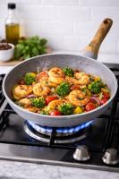 Juego de Sartenes MR kitchen  Antiadherentes de Granito 3 Piezas 20-24-28 cm | Inducción | Mango Soft Touch | Sin PFOA - details 2