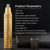 Afeitadora Eléctrica Para Nariz Y Barba Trimmer De Cuello Para Hombres Y Mujeres Kit De Afeitar Rizador De Cejas Y Peluca Razor Remover - details 8
