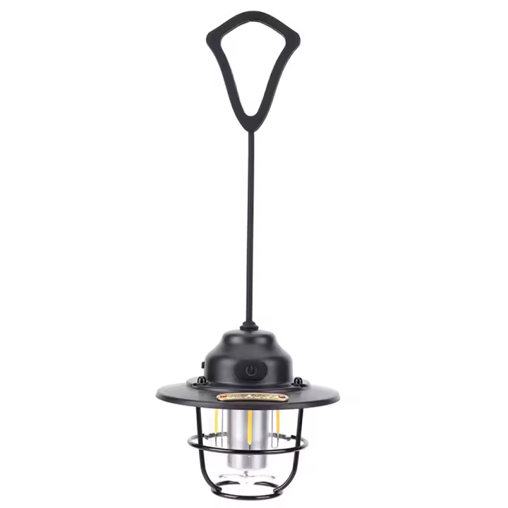 Lámpara De Camping LED Retro Recargable USB Luz De Tentación Colgante 1200mAh Linterna De Emergencia Dimmer Sin Etapas Para Pesca Y Viajes - 1