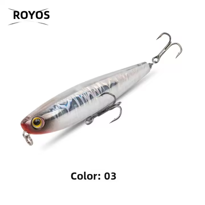 Kingdom Lanzador De Superficie Para Pesca 60mm 5.6g 90mm 11g Swimbaits Flotantes Artificiales Duros Accesorios De Pesca - 1